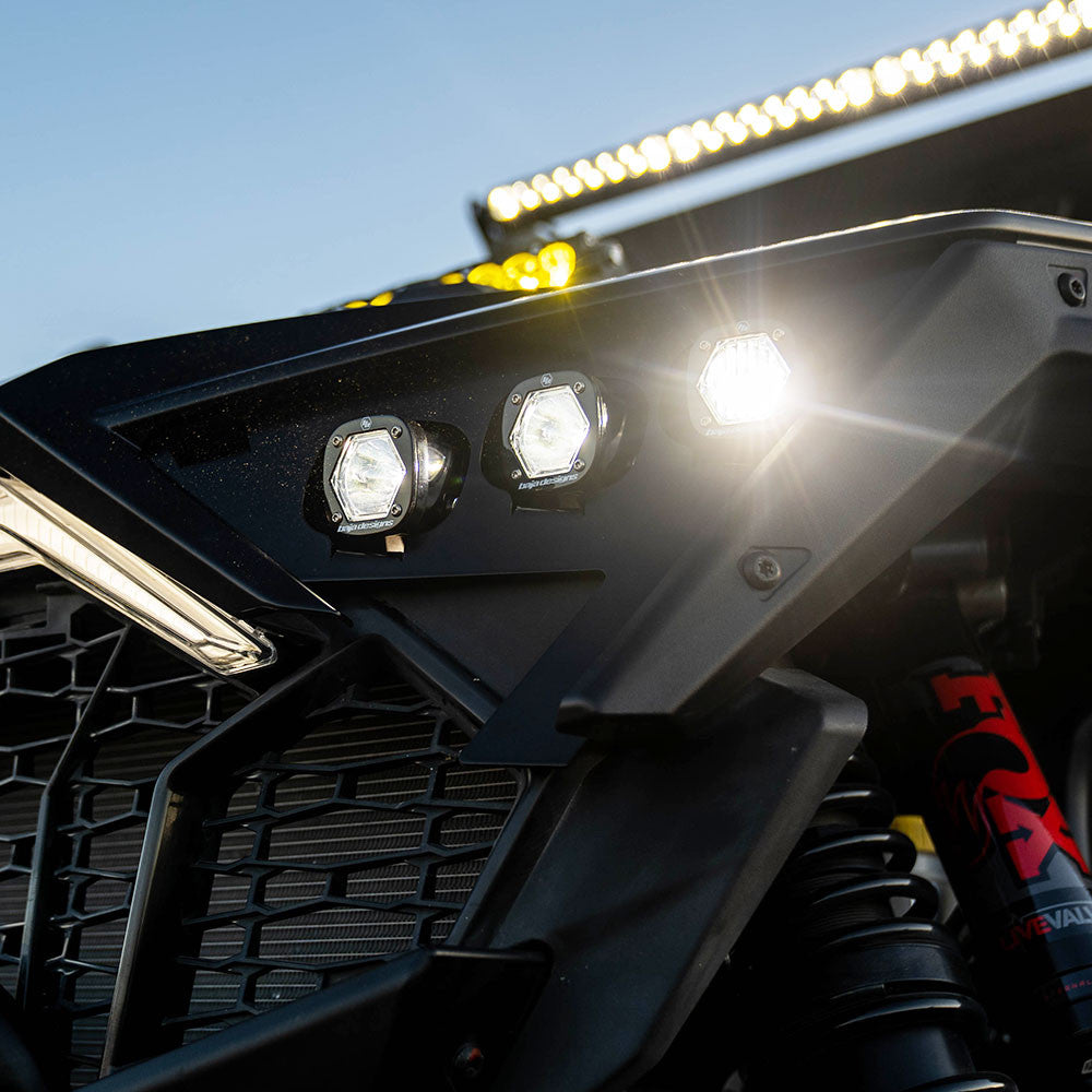 Baja Designs Polaris S1 Triple LED/Laser Headlight Kit - Polaris 2020-24 RZR Pro XP; 2022-24 RZR Pro R/Turbo R