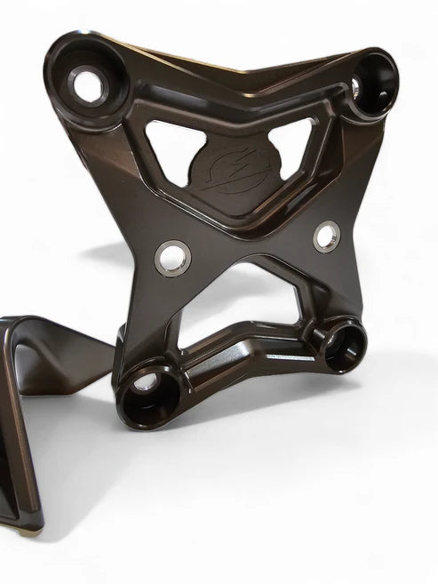 Elektric Offroad Designs 2017-2021 Can Am X3 Maverick EOD Radius Rod Plate with Tow Hook Black