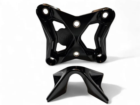 Elektric Offroad Designs 2017-2021 Can Am X3 Maverick EOD Radius Rod Plate with Tow Hook Black