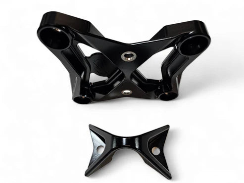 Elektric Offroad Designs 2017-2021 Can Am X3 Maverick EOD Radius Rod Plate with Tow Hook Black
