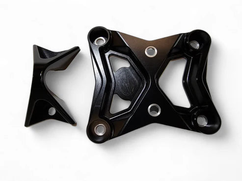 Elektric Offroad Designs 2017-2021 Can Am X3 Maverick EOD Radius Rod Plate with Tow Hook Black