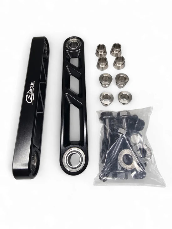 Elektric Offroad Designs 2017 to Current Can Am X3 Maverick Volt Rear Sway Bar Links with Black Finish