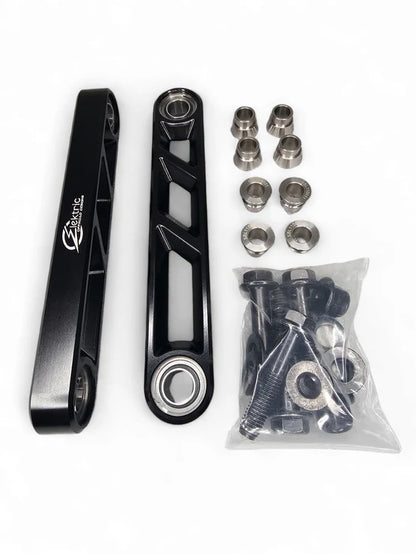 Elektric Offroad Designs 2017 to Current Can Am X3 Maverick Volt Rear Sway Bar Links with Black Finish