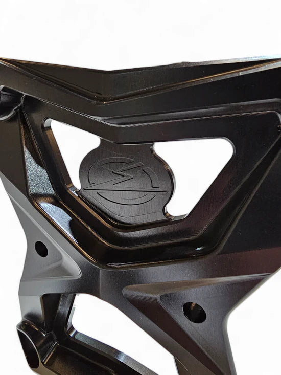 Elektric Offroad Designs 2020-2024 Polaris RZR Pro XP Radius Rod Plate with Tow Hook Black