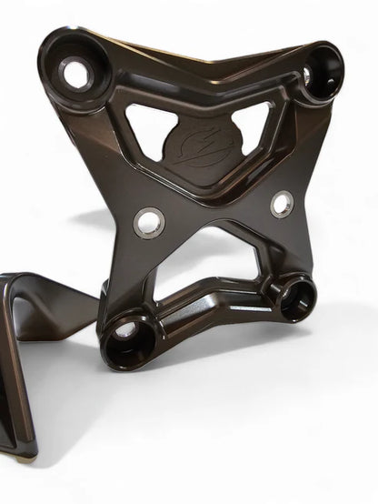 Elektric Offroad Designs 2017-2021 Can Am X3 Maverick EOD Radius Rod Plate with Tow Hook Black