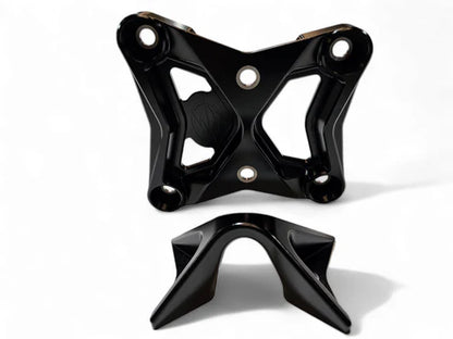 Elektric Offroad Designs 2017-2021 Can Am X3 Maverick EOD Radius Rod Plate with Tow Hook Black