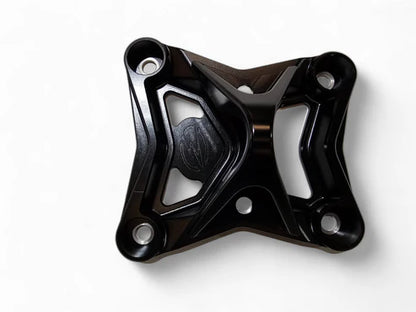 Elektric Offroad Designs 2017-2021 Can Am X3 Maverick EOD Radius Rod Plate with Tow Hook Black