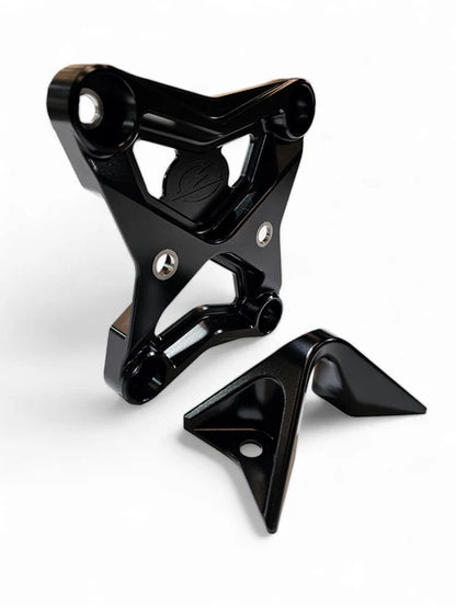Elektric Offroad Designs 2017-2021 Can Am X3 Maverick EOD Radius Rod Plate with Tow Hook Black